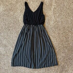 ann taylor loft black eyelet dress Ann Taylor Loft Womens Petite Black Eyelet Dress 4P